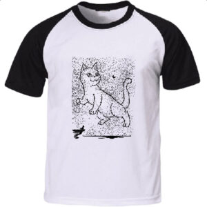 Camiseta Raglan Constelacao Gato