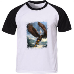 Camiseta Raglan Criatura Mitologica Harpia 01