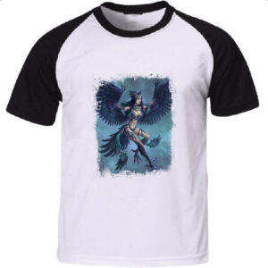 Camiseta Raglan Criatura Mitologica Harpia 02