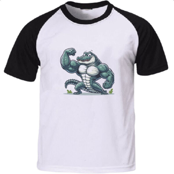 Camiseta Raglan Crocodilo maromba