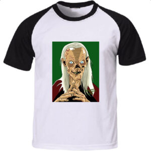 Camiseta Raglan Crypt Keeper - Contos da Cripta
