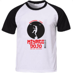 Camiseta Raglan Daniel Miayagi Dojo