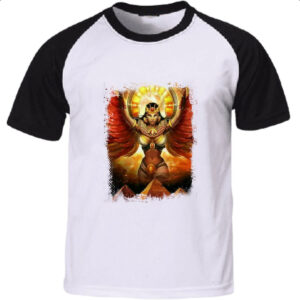 Camiseta Raglan Deusa Isis Sobre o Egito