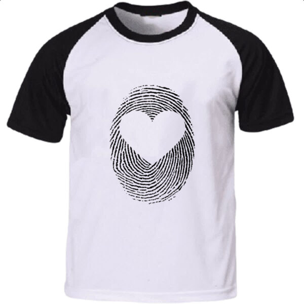 Camiseta Raglan Digital do amor