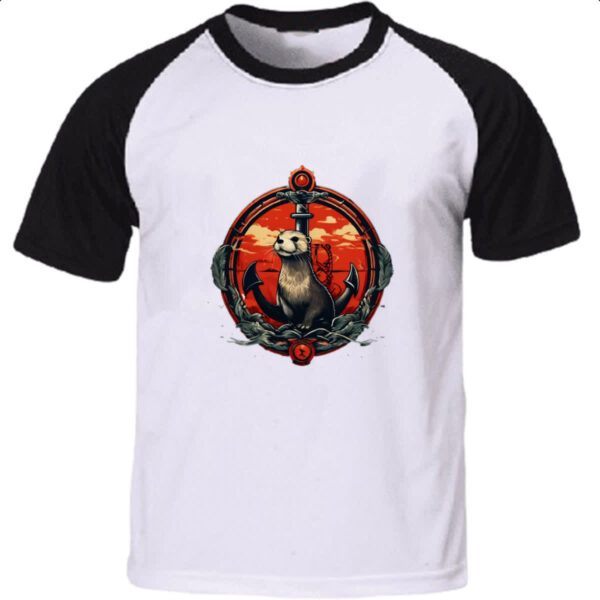 Camiseta Raglan Doninha marinheira