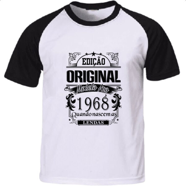 Camiseta Raglan Edicao Original 1968