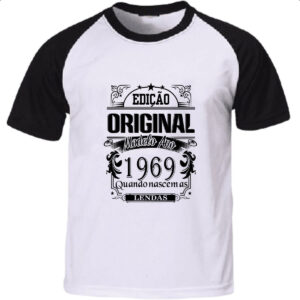 Camiseta Raglan Edicao Original 1969