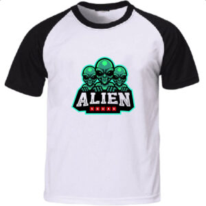 Camiseta Raglan Alien Squad