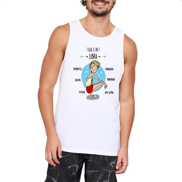 Camiseta Regata Ela e de Libra - Imagem 2