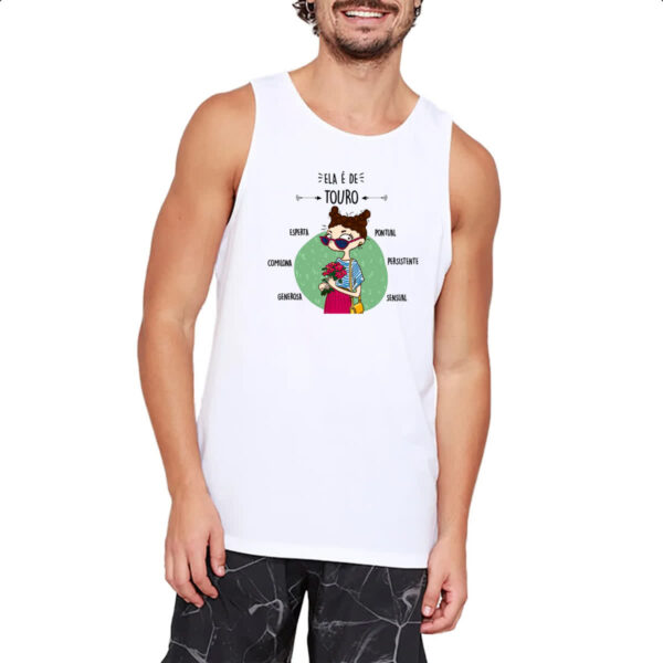 Camiseta Regata Ela e de Touro - Imagem 2
