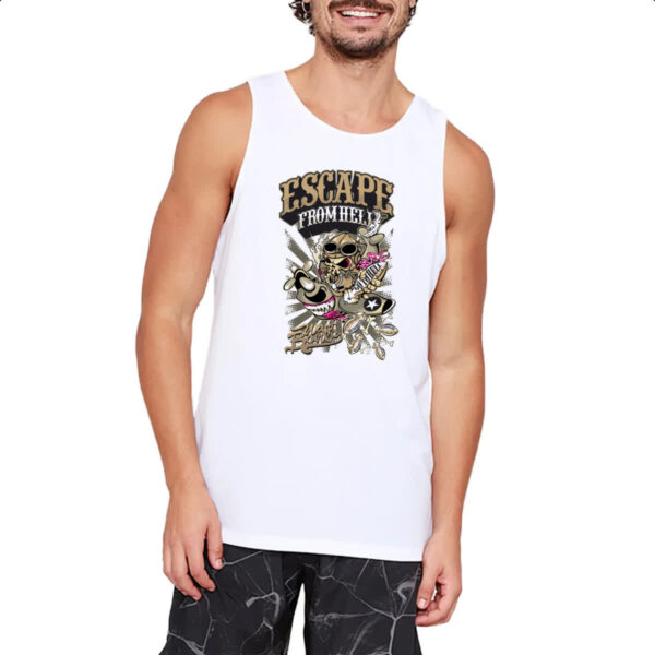 Camiseta Regata Escape from hell war bones - Imagem 2