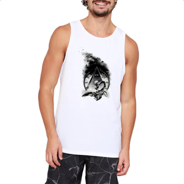 Camiseta Regata Escorpiao Egipcio do Tempo - Imagem 2
