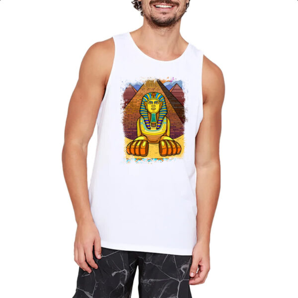 Camiseta Regata Esfinge Egito Cartoon - Imagem 2