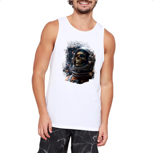Camiseta Regata Esqueleto astronauta - Imagem 2