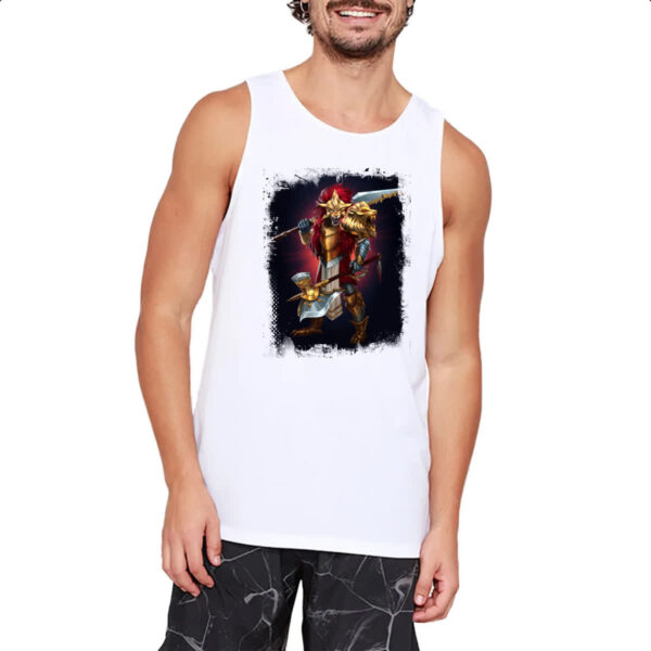 Camiseta Regata Empires and Puzzles Heroi Aruna Traje - Imagem 2