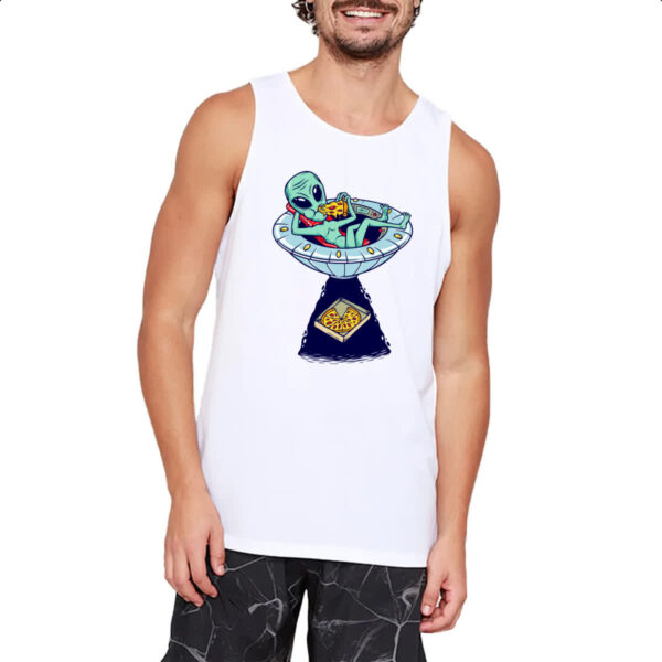Camiseta Regata ET roubando pizza - Imagem 2