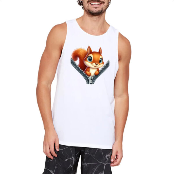 Camiseta Regata Esquilo no ziper - Imagem 2