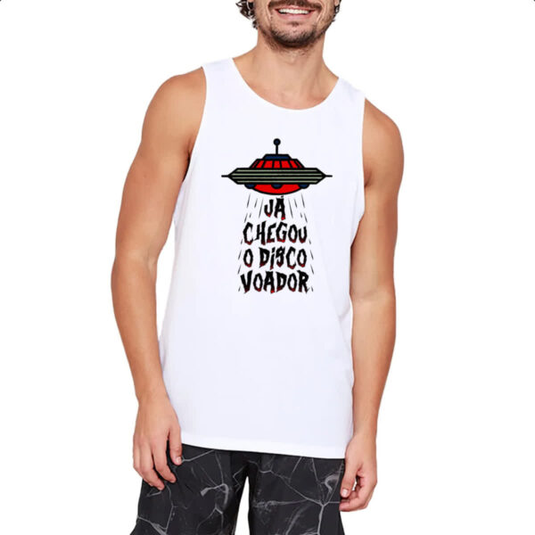 Camiseta Regata Ja chegou o disco voador - Imagem 2