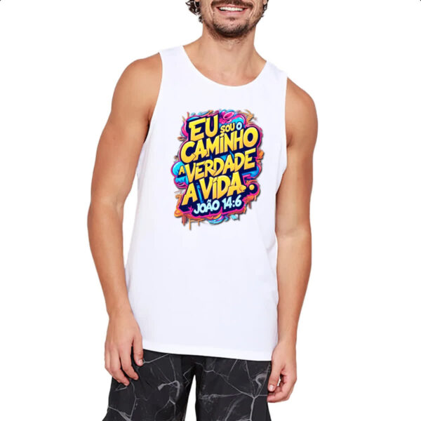 Camiseta Regata Jesus Joao 14-6 - Imagem 2