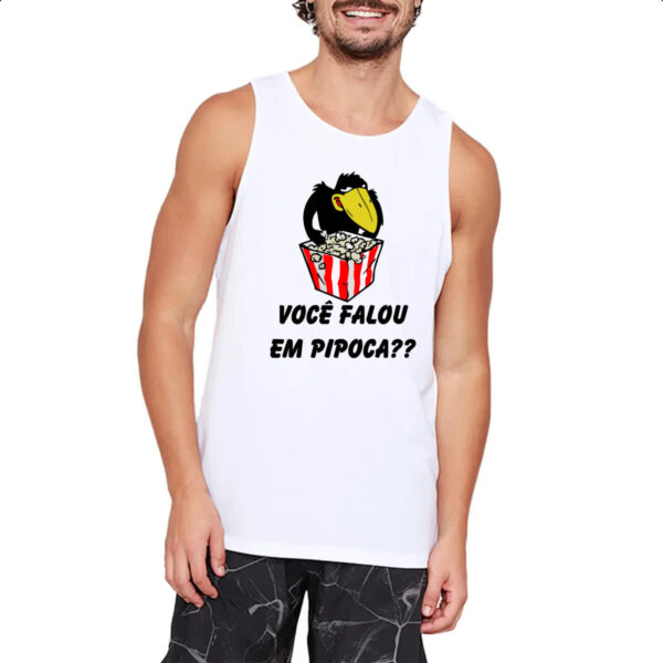 Camiseta Regata Jubileu Voce falou em pipoca - Imagem 2