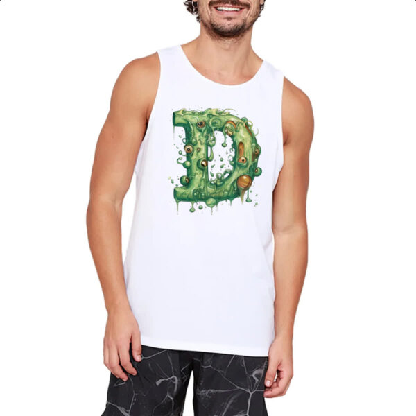 Camiseta Regata Zumbi Alfabeto Letra D - Imagem 2