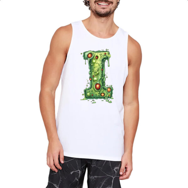 Camiseta Regata Zumbi Alfabeto Letra I - Imagem 2