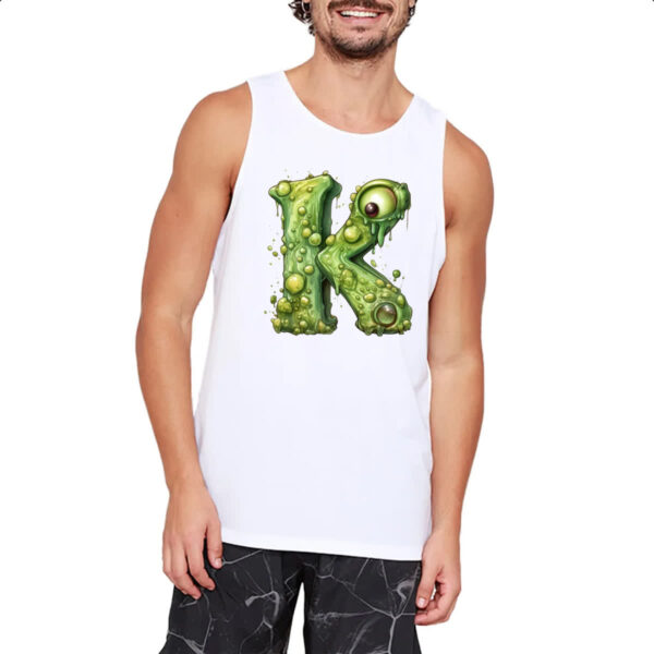 Camiseta Regata Zumbi Alfabeto Letra K - Imagem 2