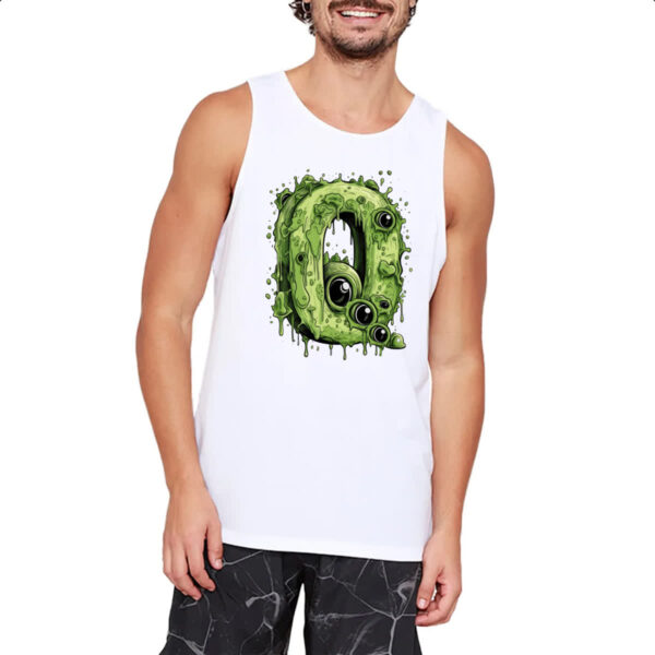 Camiseta Regata Zumbi Alfabeto Letra Q - Imagem 2