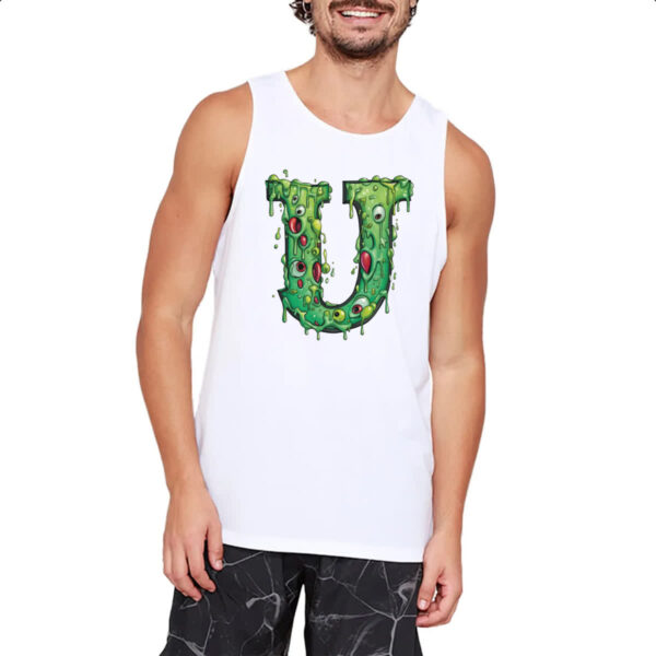 Camiseta Regata Zumbi Alfabeto Letra U - Imagem 2