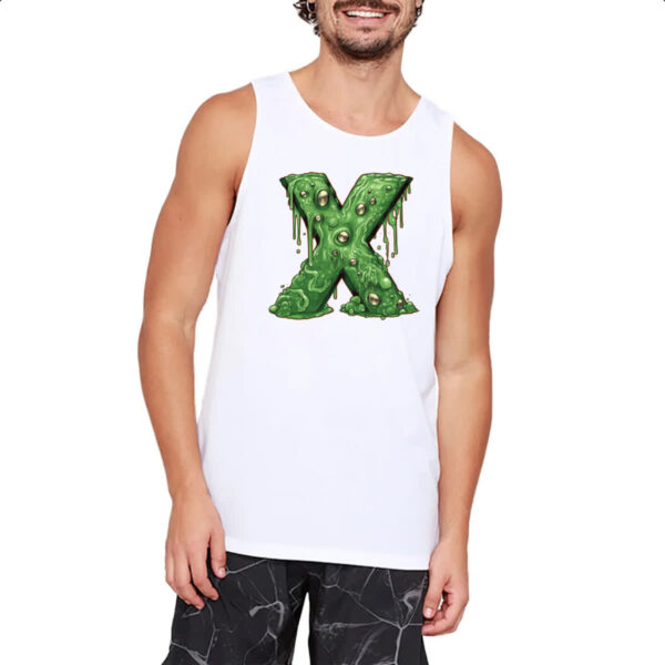 Camiseta Regata Zumbi Alfabeto Letra X - Imagem 2