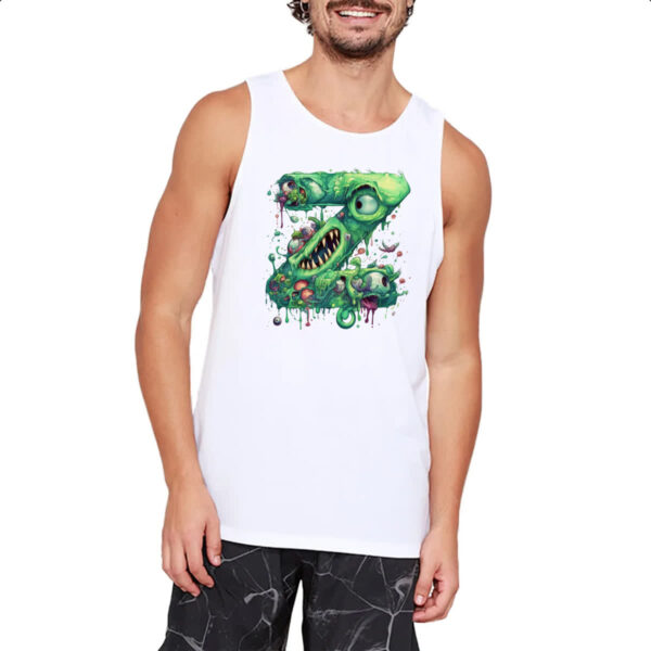 Camiseta Regata Zumbi Alfabeto Letra Z - Imagem 2