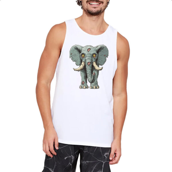 Camiseta Regata Zumbi Elefante - Imagem 2