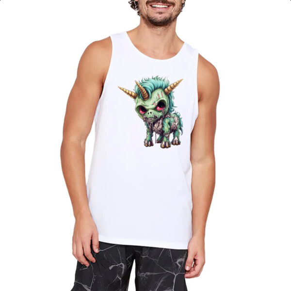 Camiseta Regata Zumbi Unicornio - Imagem 2
