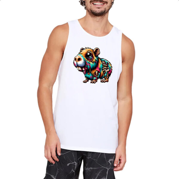Camiseta Regata Zumbi capivara - Imagem 2