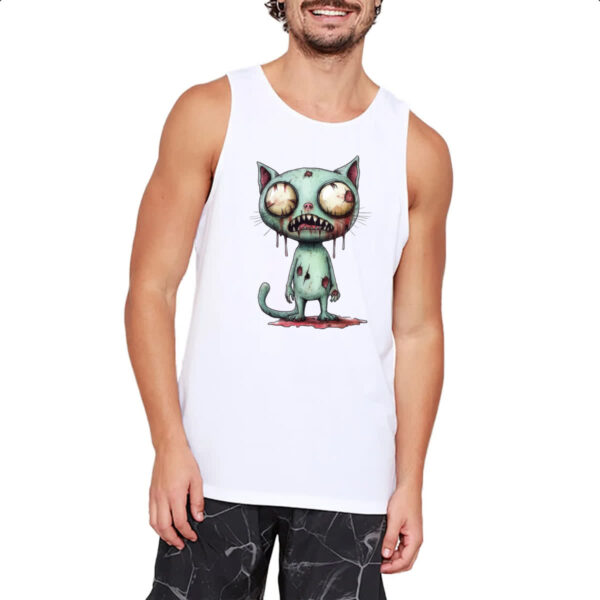 Camiseta Regata Zumbi gato - Imagem 2