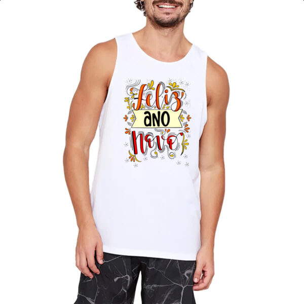 Camiseta Regata Feliz ano novo - Imagem 2