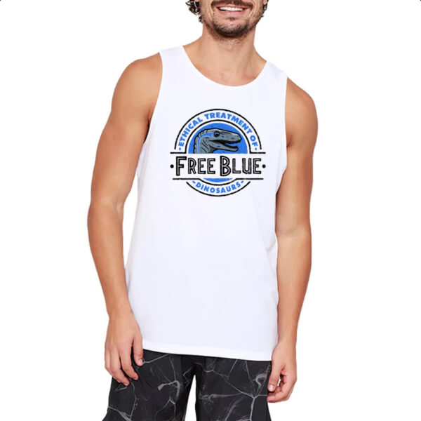 Camiseta Regata Free Blue - Imagem 2