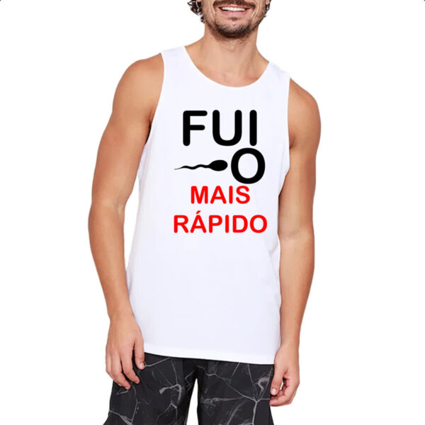 Camiseta Regata Fui o mais rapido - Imagem 2