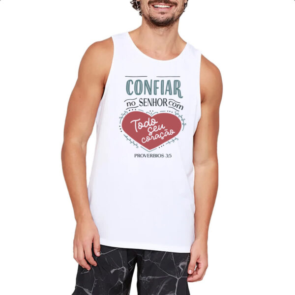 Camiseta Regata Gospel Proverbios 3.6 - Imagem 2