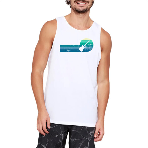 Camiseta Regata Guitarra Espiral Sunset Art - Imagem 2