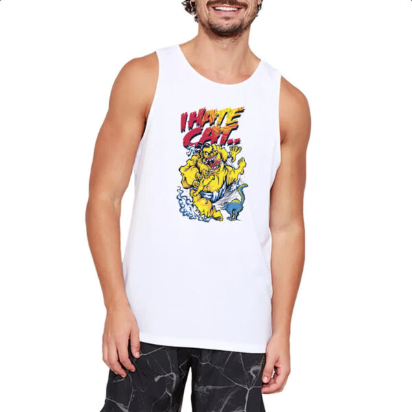 Camiseta Regata I hate cat - Imagem 2