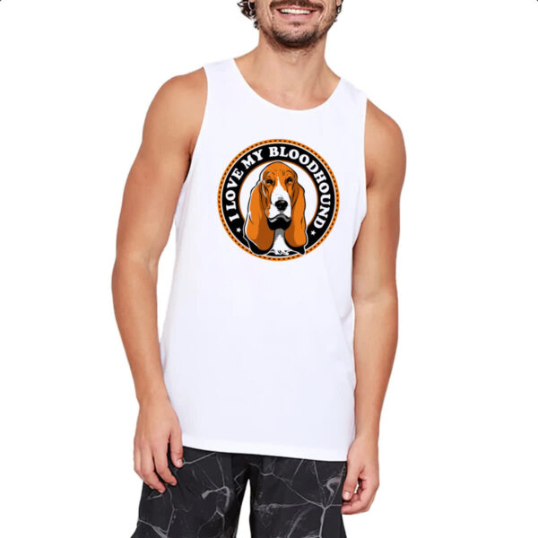 Camiseta Regata I love my Bloodhound - Imagem 2