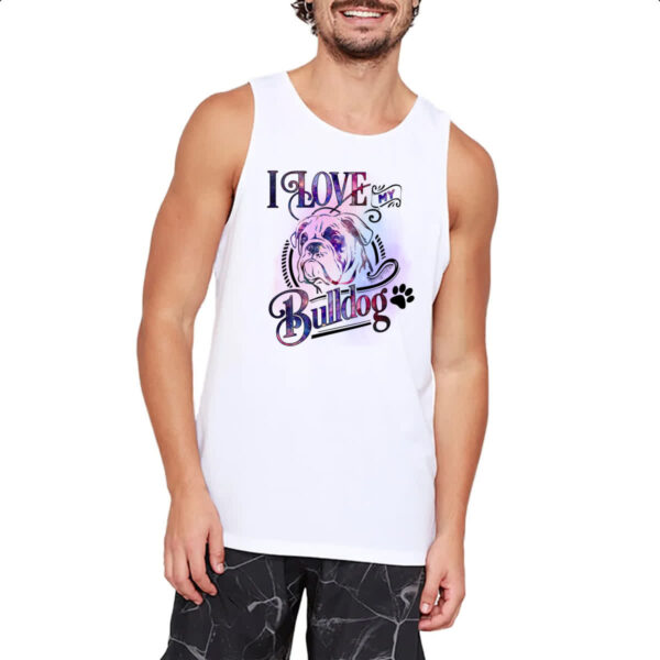 Camiseta Regata I love my Bulldog - Imagem 2