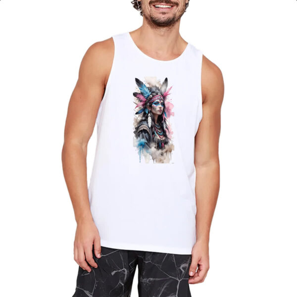 Camiseta Regata India americana splash art - Imagem 2