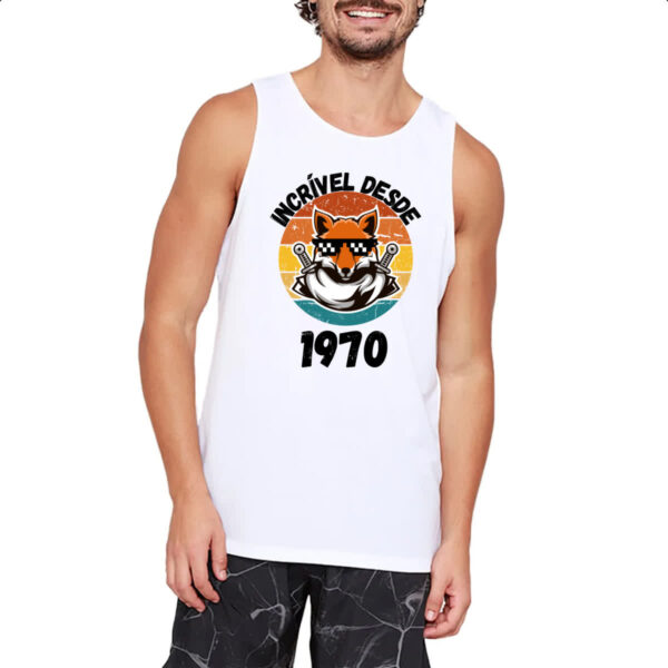 Camiseta Regata Incrivel desde 1970 - Imagem 2