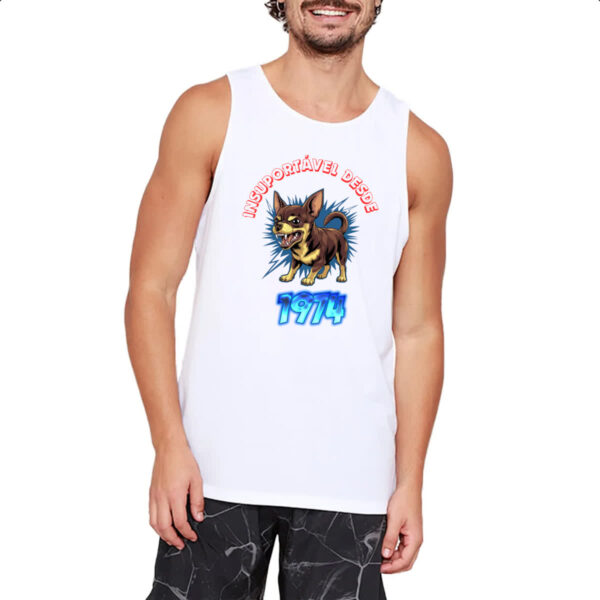 Camiseta Regata Insuportavel desde 1974 - Imagem 2