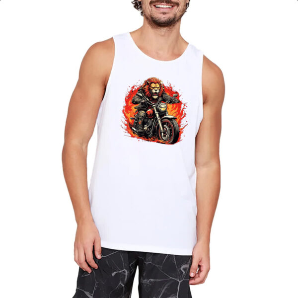 Camiseta Regata Leao Motoqueiro Radical - Imagem 2