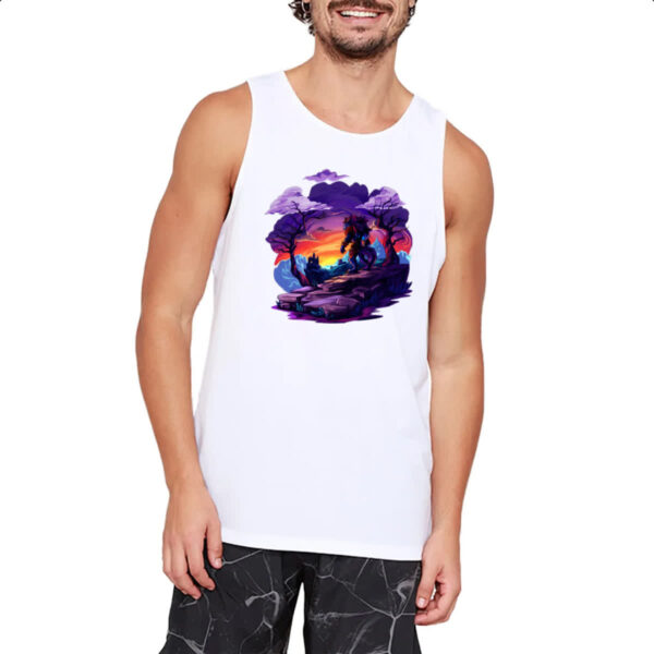 Camiseta Regata Leao guerreiro noturno - Imagem 2