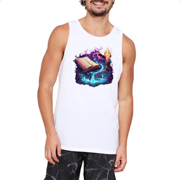 Camiseta Regata Livro magia em acao - Imagem 2