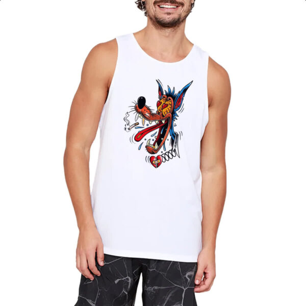 Camiseta Regata Lobo apaixonado - Imagem 2